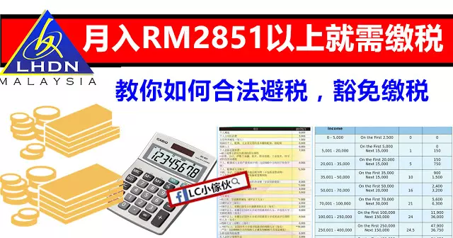 大馬人注意!有一個辦法,就算月收入高達5000令吉,也可無需繳稅!