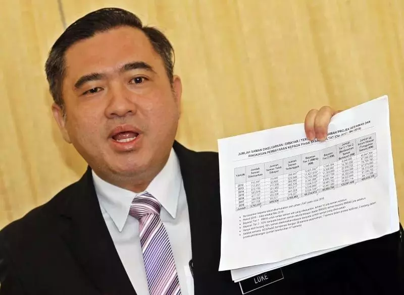 無論是否收到罰單,每張罰單政府要給承包商16令吉!