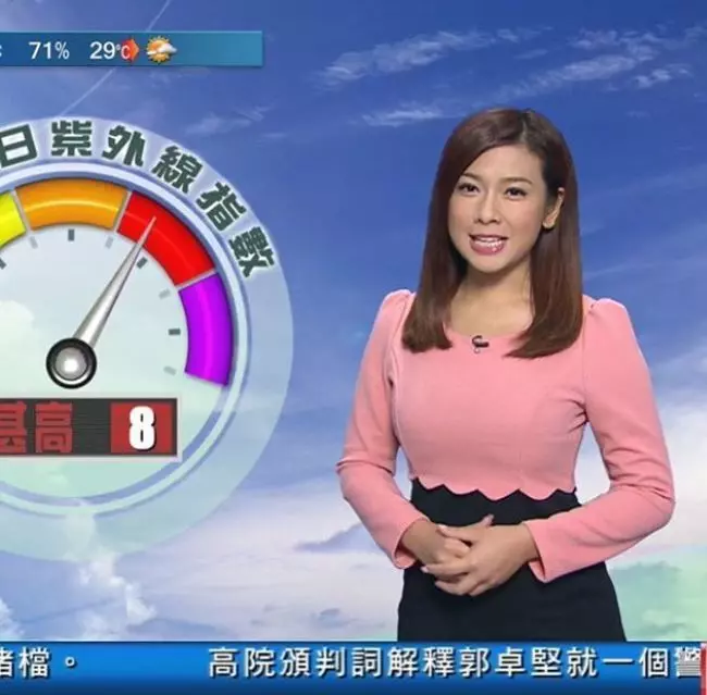 好「挺」!TVB女神主播「入行前美照外流」網:差很多 -