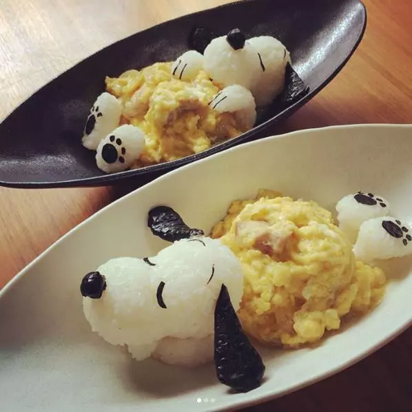 日本媽媽「每一道料理都是史努比」超狂,裹上「豆皮棉被」秒變豆皮壽司...小孩天天搶吃飯!