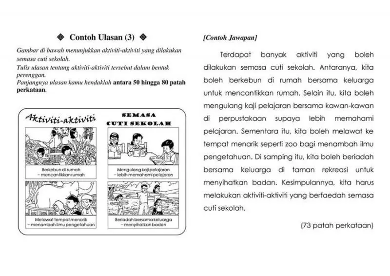 ULANGKAJI KARANGAN ULASAN – BAHAGIAN B