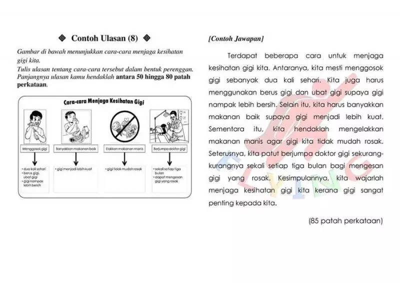 ULANGKAJI KARANGAN ULASAN – BAHAGIAN B