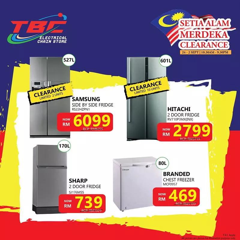 【趁9月前換電器囖!】 TBC 國慶清倉大促銷 ⚡ 電視機, 洗衣機, 冷氣等等, 便宜到你哇哇叫!