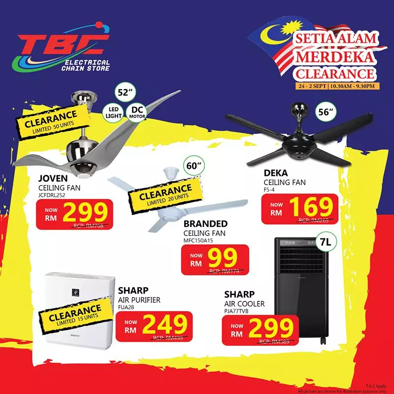【趁9月前換電器囖!】 TBC 國慶清倉大促銷 ⚡ 電視機, 洗衣機, 冷氣等等, 便宜到你哇哇叫!