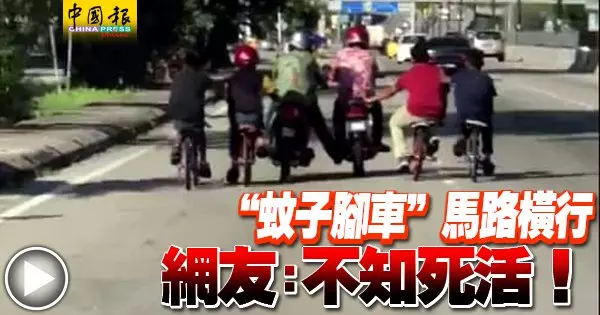 「蚊子腳車」馬路橫行 網友:不知死活