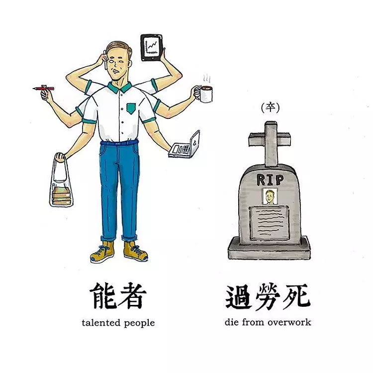 22張愛上網的人一秒就能看懂的「流行語腦洞插畫」,韓式高領毛衣那張害我笑到失智了!
