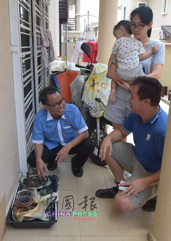 鋼化玻璃液化石油氣爐爆炸 2歲男童慘遭燙傷
