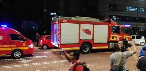 ◤直播◢ 警方緊急疏散 首要媒體集團辦公樓接炸彈恐嚇