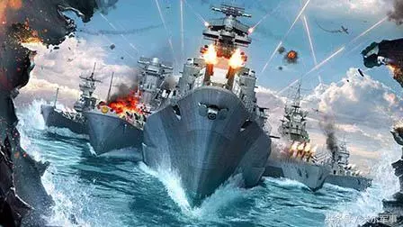 30米海浪直接拍翻航母,146架戰機被吹飛800士兵喂了魚,場面慘烈
