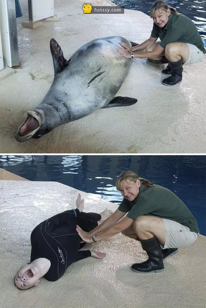 16張證明「動物管理員會變得越來越像動物」的超爆笑照片!