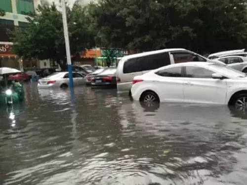 深圳暴雨 水淹LV店 網民盼打撈漂浮包包