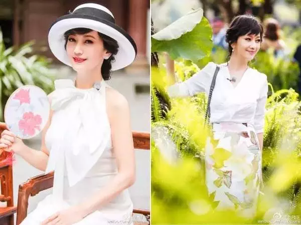 63歲趙雅芝和49歲蕭薔同場參加公益活動,照片流出後,高下立判!