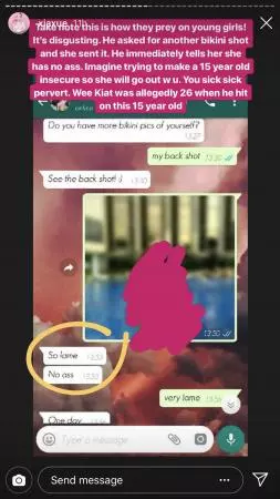 網撩15歲妹妹 男子被譏象拔蚌