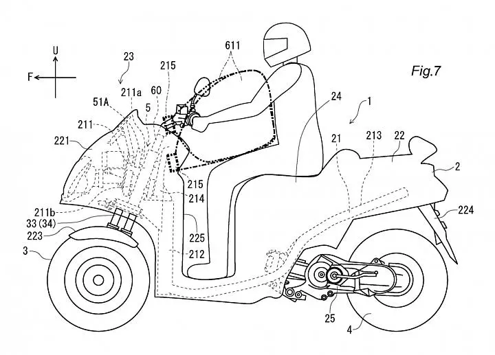 【海外快訊】YAMAHA 新式速克達安全氣囊專利曝光