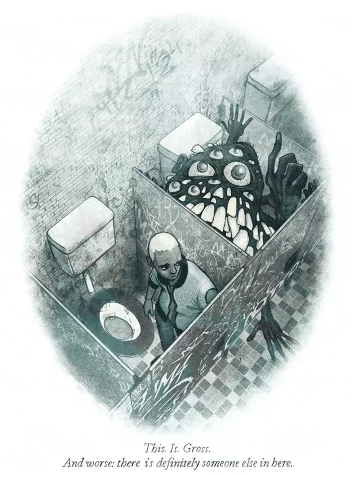 插畫家創作出讓你體會「一個人的恐怖」的插畫!