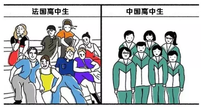 她畫出中國人跟歐美人對比 不分中外一律大叫:太神準