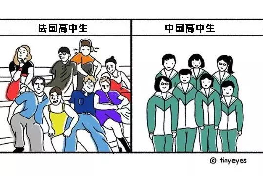 她畫出中國人跟歐美人對比 不分中外一律大叫:太神準