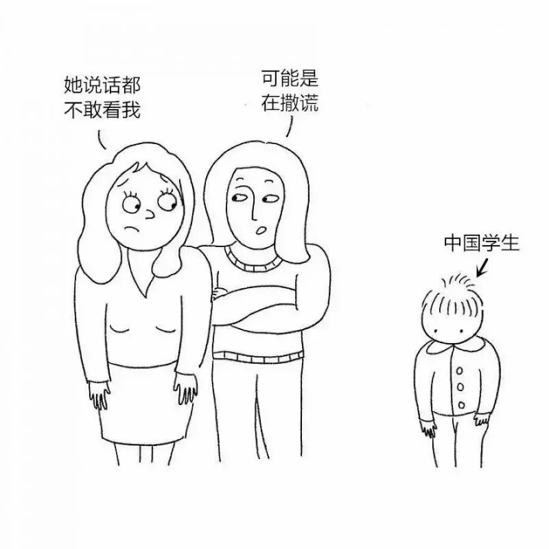 她畫出中國人跟歐美人對比 不分中外一律大叫:太神準