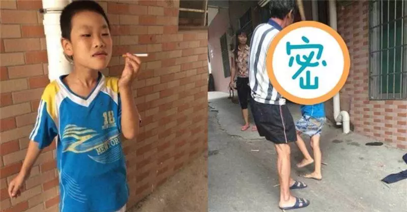 霸氣小屁孩學大人抽菸!被父母抓到後他的下場讓網友笑翻了!最後一張太殘忍了吧!