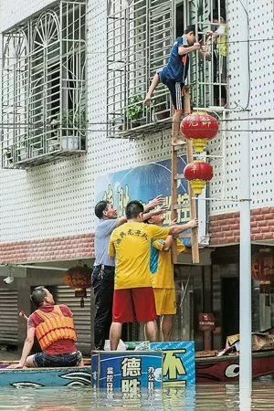廣東暴雨 123萬人受災7死 潮州汕頭重災區積水2公尺