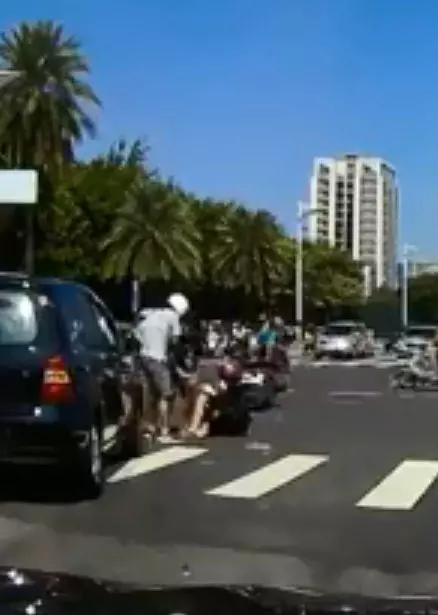 載妹智商歸零… 三寶「高雄自殺式左轉」!3秒同步飛空 網狂重播:超療癒(圖+影) 複