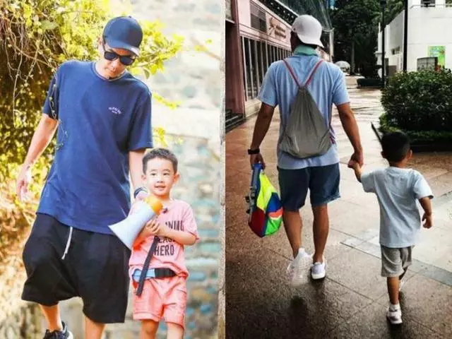 明星接孩子放學,陳小春溫馨,李小璐只顧玩手機,她卻被質疑作秀!
