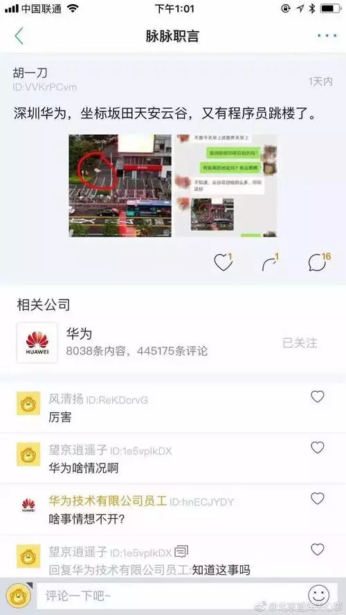 活著不好嗎？痛！華為程序員又跳樓……真得感到惋惜和悲痛