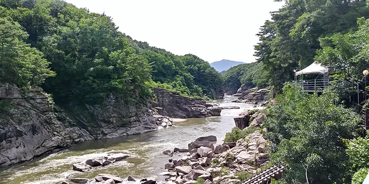京畿道漂流一日游,游覽天空之橋