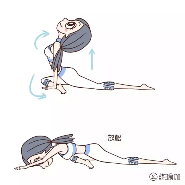  每天拉拉筋，瘦掉小肚子，越拉越漂亮，45歲變25歲