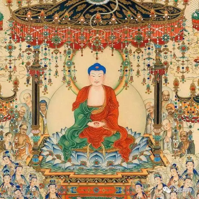 極樂世界莊嚴圖(太莊嚴了,能看到的都是有福之人)