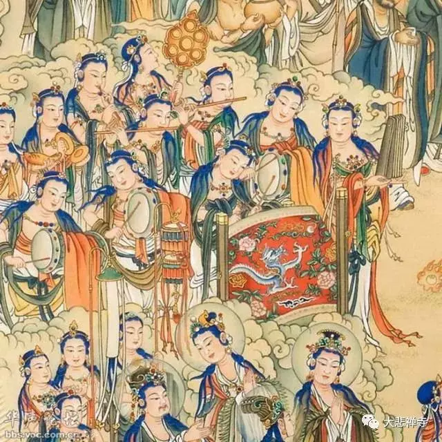 極樂世界莊嚴圖(太莊嚴了,能看到的都是有福之人)
