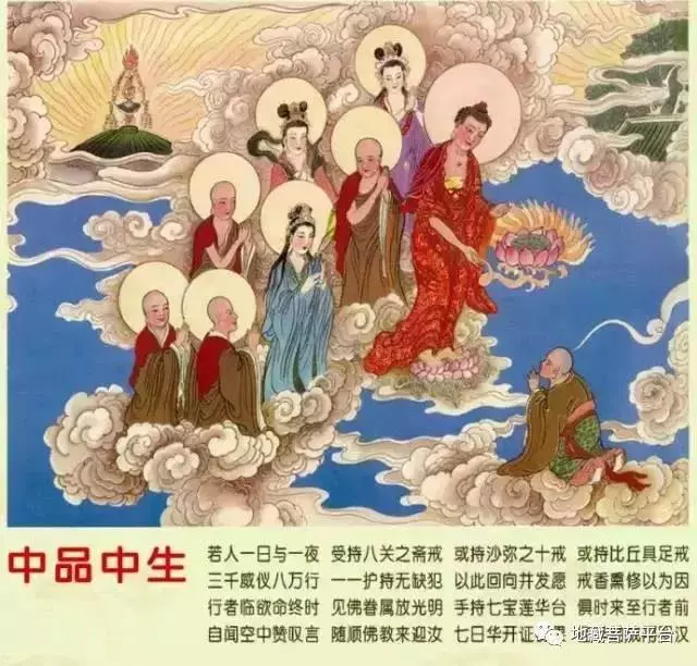 往生極樂世界九品蓮位 圖文詳解,過目增福,功德無量!