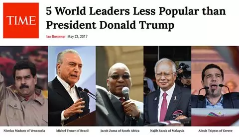 納吉獲得TOP5全球最不歡迎的首相!他竟然排在第...!