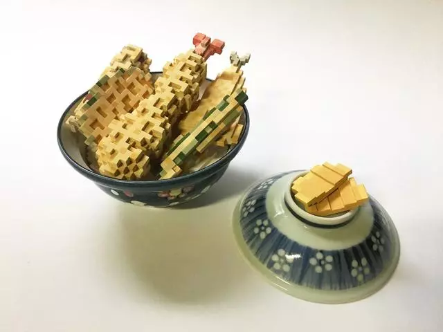 次元壁又破了!日本藝術家將像素遊戲里的東西拉進了三次元