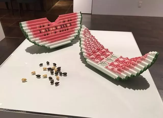 次元壁又破了!日本藝術家將像素遊戲里的東西拉進了三次元