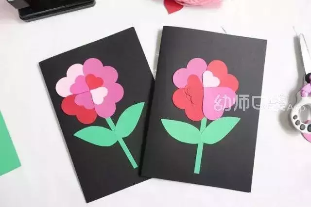 「教師節手工」50多種賀卡、手工花創意,小中大班都有!