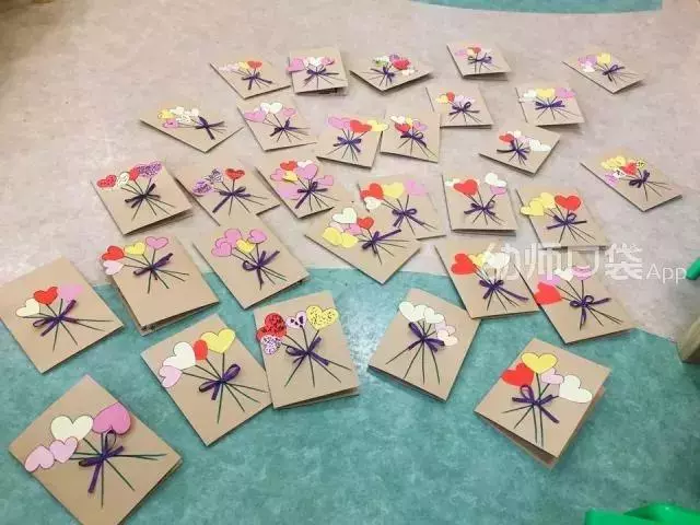 「教師節手工」50多種賀卡、手工花創意,小中大班都有!