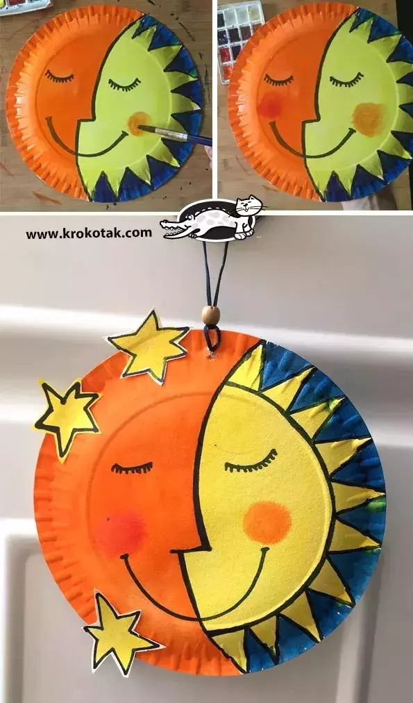 幼兒園創意紙盤手工作品,實在太有創意了!