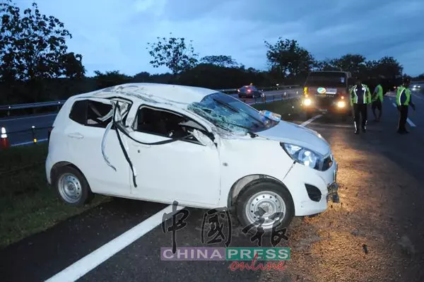 羅厘3車連環撞 15人嚇破膽