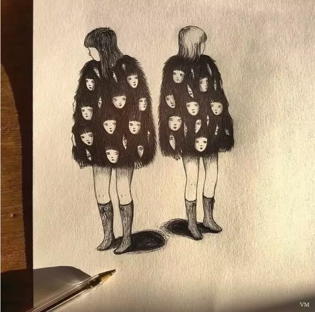 這個插畫家的作品完全沒有血腥的畫面 但敢看的人卻沒幾個...
