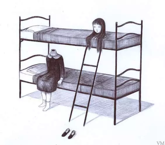 這個插畫家的作品完全沒有血腥的畫面 但敢看的人卻沒幾個...