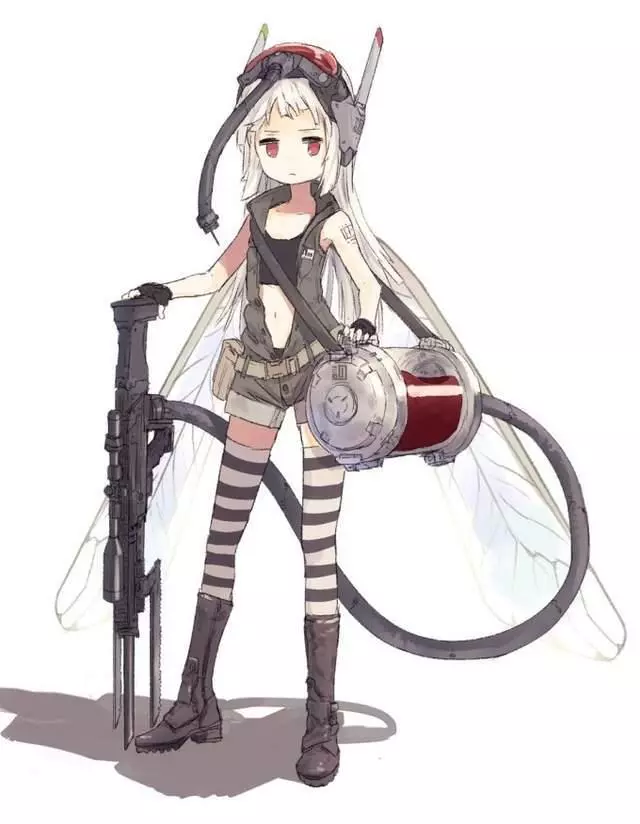 蚊子擬人化,被這麼可愛的對象叮一口我也滿足啊