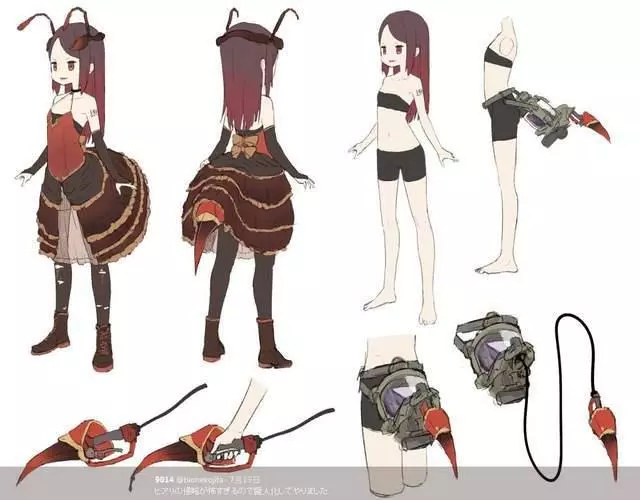 蚊子擬人化,被這麼可愛的對象叮一口我也滿足啊