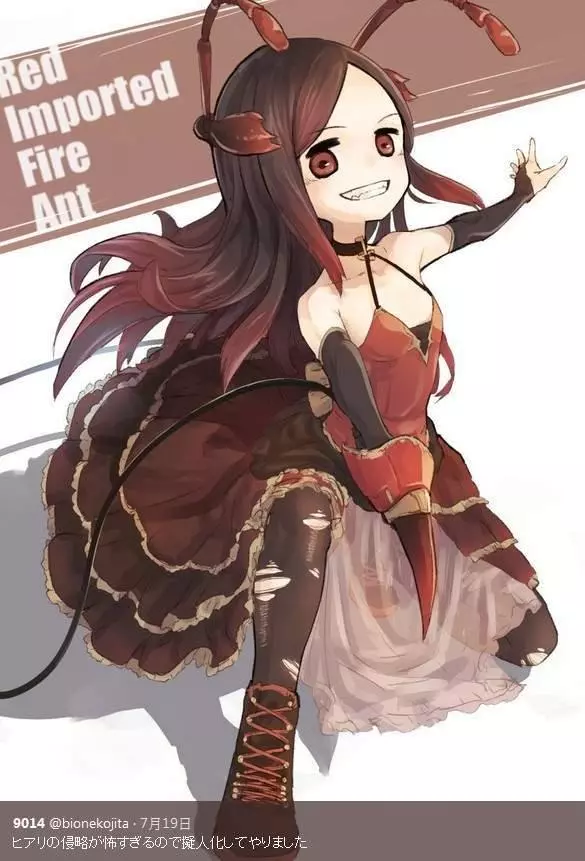 蚊子擬人化,被這麼可愛的對象叮一口我也滿足啊