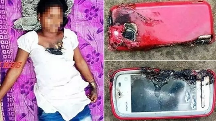 恐怖意外!少女邊充電邊通話 慘遭手機炸死