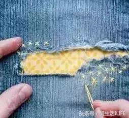 衣服破了只能扔掉了?修補衣服破洞的新針法,有痕和無痕,都這麼簡單實用