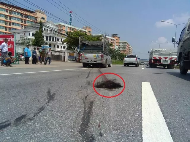 悚!女出車禍遭拖行 整塊頭皮被扯下身亡 -