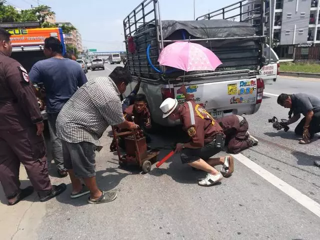 悚!女出車禍遭拖行 整塊頭皮被扯下身亡 -
