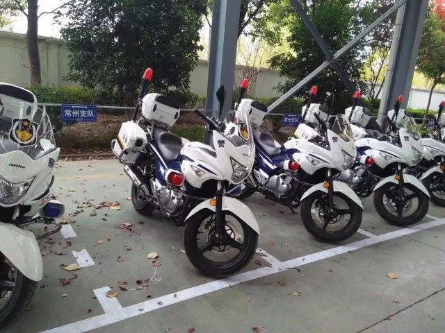 警用摩托車齊聚一堂,GW飛致不算啥,春風650國賓才大氣