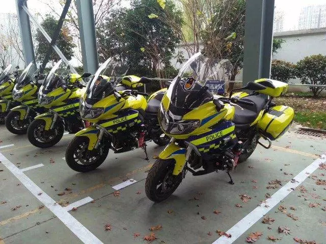 警用摩托車齊聚一堂,GW飛致不算啥,春風650國賓才大氣